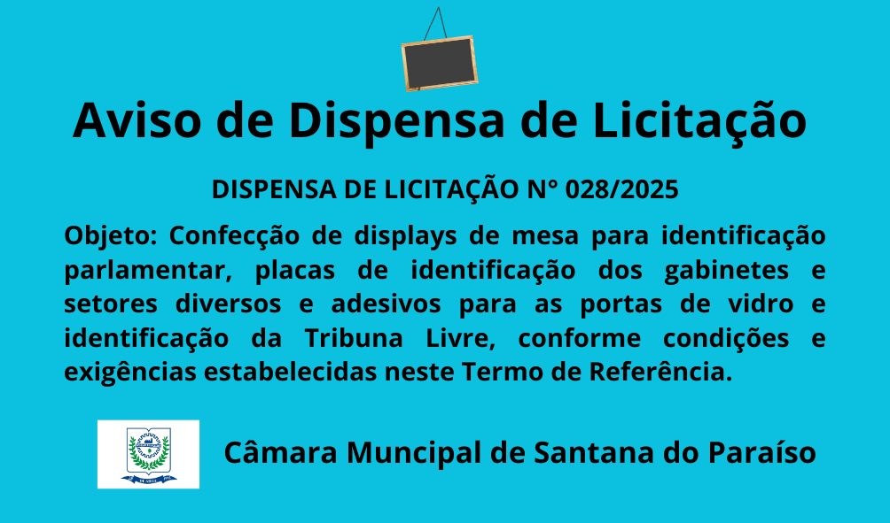 AVISO DE DISPENSA DE LICITAÇÃO - 028/2025