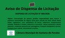 AVISO DE DISPENSA DE LICITAÇÃO N° 005/2026