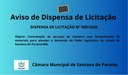 AVISO DE DISPENSA DE LICITAÇÃO N° 009/2026