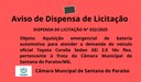 AVISO DE DISPENSA DE LICITAÇÃO N° 032/2025
