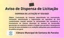 AVISO DE DISPENSA DE LICITAÇÃO N° 033/2025