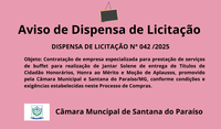 AVISO DE DISPENSA DE LICITAÇÃO N° 42 /2025
