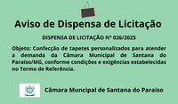 AVISO DE DISPENSA DE LICITAÇÃO - 026/2025